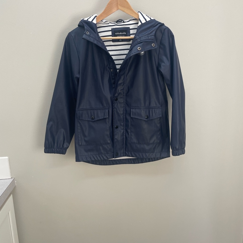 Navy Blue Kids Raincoat